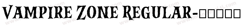 Vampire Zone Regular字体转换